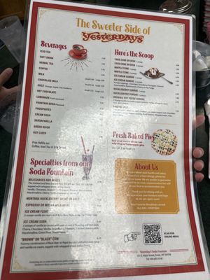 Menu photo 3 Yesterday's Soda Fountain Ennis, MT Menu photo 3 Yesterday's Soda Fountain Ennis, MT
