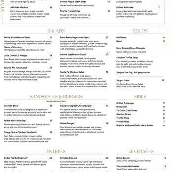 Bistro 120 - Menu - New American Near Me - Oakdale, California