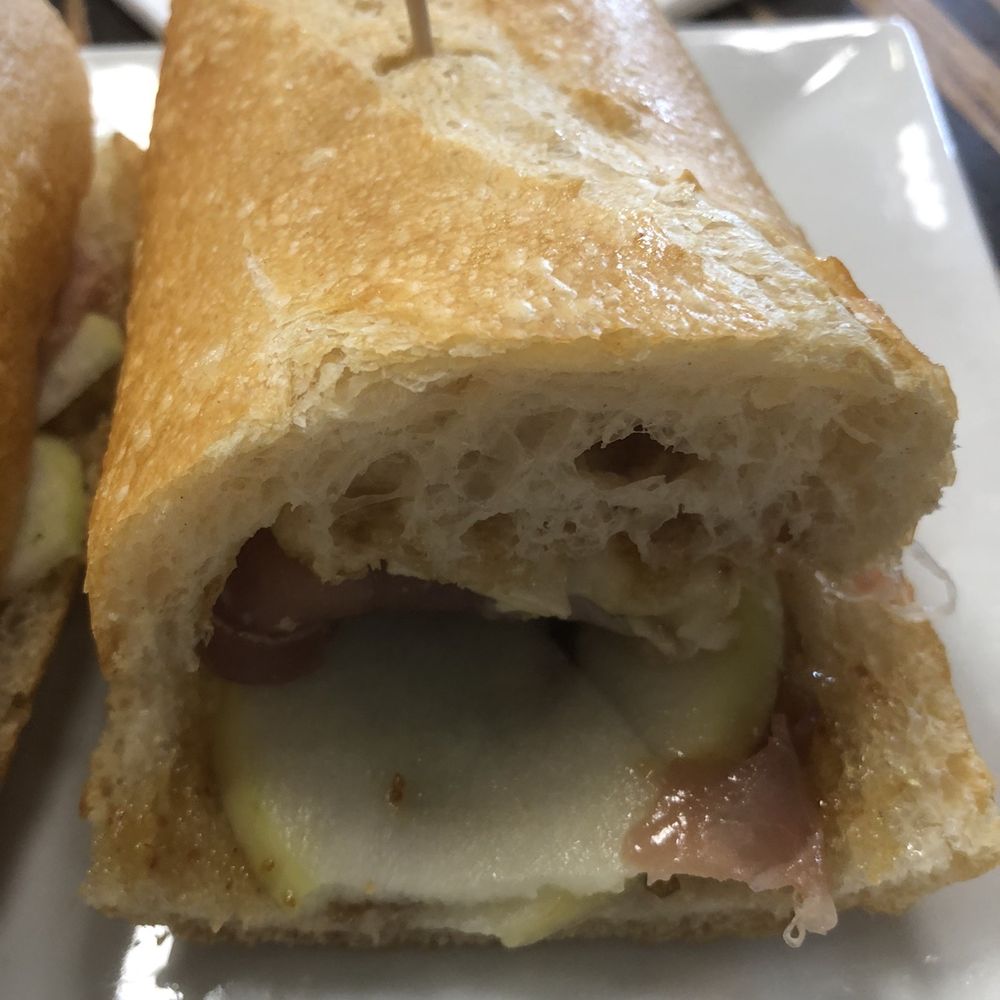 Lublu Bakery & Cafe - Prosciutto with fig jam and brie sandwich - Bakeries Near Me - Boca Raton, Florida