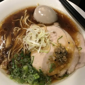 Konjiki Ramen - Shoyu clam broth - added egg - Ramen Near Me - Toronto, Ontario Konjiki Ramen - Shoyu clam broth - added egg - Ramen Near Me - Toronto, Ontario