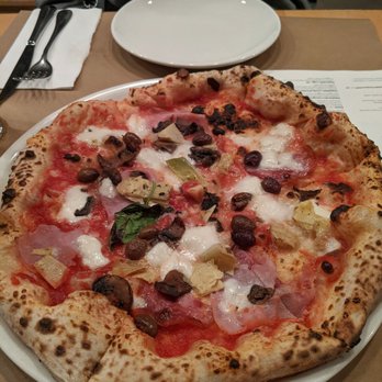 Nolio - Capricciosa. Where are all the mushrooms? Salami Napoli? What's about Pecorino Romano? - Pizza Near Me - Kraków, Massachusetts