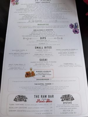 Menu photo 1 Le Jardin Rooftop New York, NY Menu photo 1 Le Jardin Rooftop New York, NY