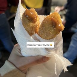 Caramel churros