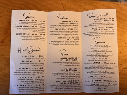 Menu photo 1 hOm Kitchen Ashland, OR