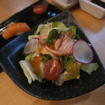 Hamono Sushi - Yuzu salmon salad - Japanese Near Me - Portland, Oregon Hamono Sushi - Yuzu salmon salad - Japanese Near Me - Portland, Oregon