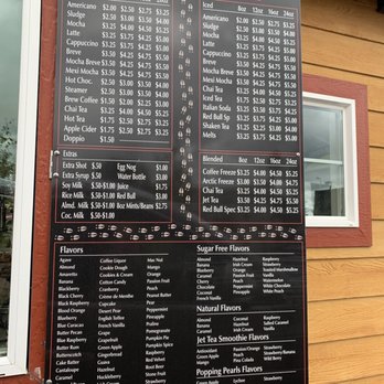 Coffee Express drive-thru - Menu - Coffee & Tea Near Me - Soldotna, Alaska Coffee Express drive-thru - Menu - Coffee & Tea Near Me - Soldotna, Alaska