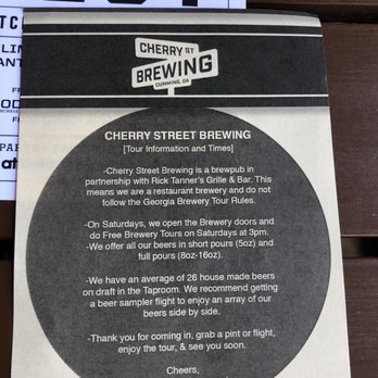 Cherry Street Brewing Cooperative - Breweries Near Me - Cumming, Georgia