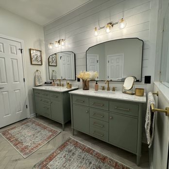 Shore Craftsman - New vanity and shiplap accents - General Contractors Near Me Shore Craftsman - New vanity and shiplap accents - General Contractors Near Me