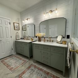 Shore Craftsman - New vanity and shiplap accents