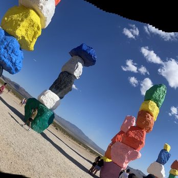 Seven Magic Mountains - Public Art Near Me - Las Vegas, Nevada
