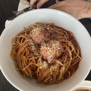 Di Abruzzo - Spaghetti and homemade meatballs! Delicious!! - Personal Chefs Near Me