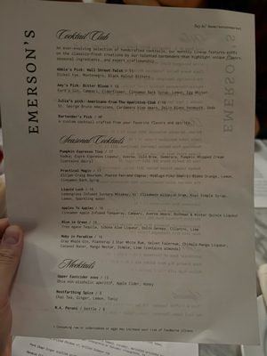 Menu photo 6 Emerson's Pittsburgh, PA