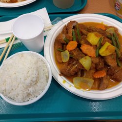 Tong's Gourmet House - Large plate of curry pork chop $15.50