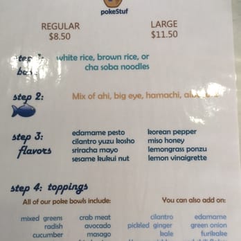 Pokestuf - Menu - Hawaiian Near Me - Alhambra, California Pokestuf - Menu - Hawaiian Near Me - Alhambra, California