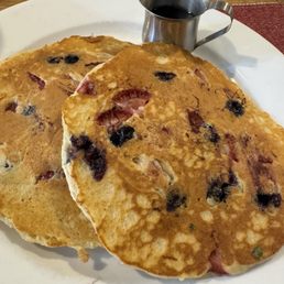Blueberry pancakes Blueberry pancakes