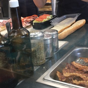 Jersey Mike's Subs - Adding toppings - Fast Food Near Me - Fontana, California