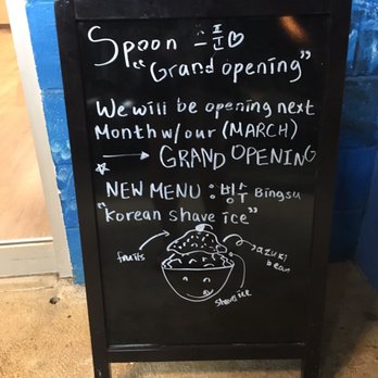 Spoon Bunsik - Grand opening sign for March - Korean Near Me - Ewa Beach, Hawaii Spoon Bunsik - Grand opening sign for March - Korean Near Me - Ewa Beach, Hawaii