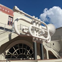 Trumpet Sculpture - The Stone Trumpet, Galveston