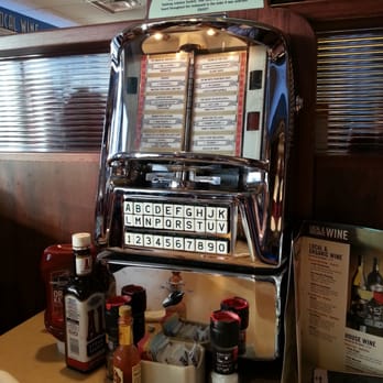 Silver Diner - Working jukeboxes at the tables - New American Near Me - Waldorf, Maryland Silver Diner - Working jukeboxes at the tables - New American Near Me - Waldorf, Maryland