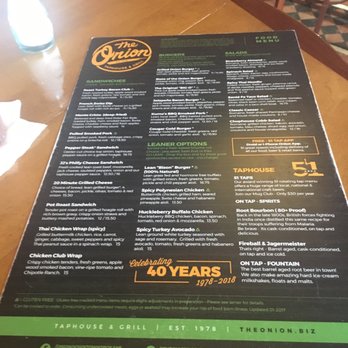 The Onion - Sandwiches, great burgers and salads - New American Near Me - Spokane, Washington The Onion - Sandwiches, great burgers and salads - New American Near Me - Spokane, Washington
