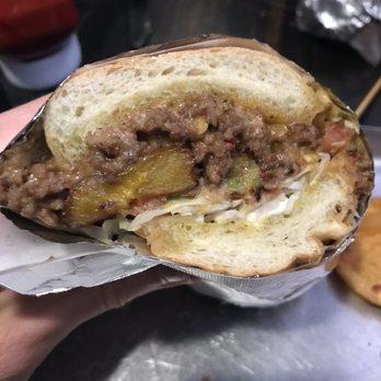 Blackie's - Juicy chopped cheese. $18 - American Near Me - Smithfield, Rhode Island Blackie's - Juicy chopped cheese. $18 - American Near Me - Smithfield, Rhode Island