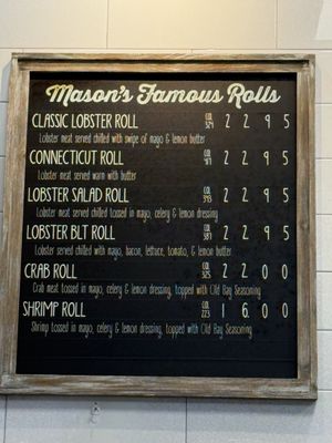 Menu photo 4 Mason's Famous Lobster Rolls Washington, DC, DC Menu photo 4 Mason's Famous Lobster Rolls Washington, DC, DC