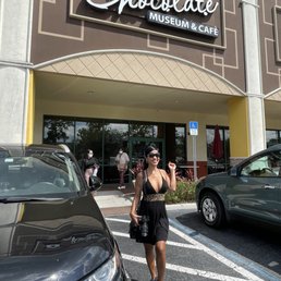 Exterior outside entrance of Chocolate Museum & Cafe - In front of chocolate museum - Orlando, Florida Exterior outside entrance of Chocolate Museum & Cafe - In front of chocolate museum - Orlando, Florida