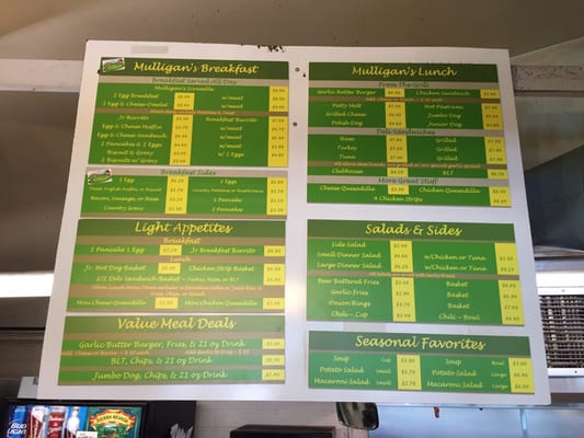 Menu photo 5 Mulligan's Cafe Sacramento, CA