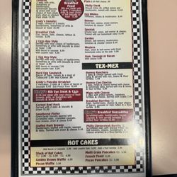 Lindy's Restaurant - Menu Breakfast