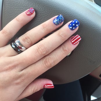Pro Nails - Nails for Fourth of July done by Lina!! Thanks!! I love them!! - Nail Salons Near Me - Arroyo Grande, California Pro Nails - Nails for Fourth of July done by Lina!! Thanks!! I love them!! - Nail Salons Near Me - Arroyo Grande, California