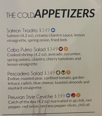 Menu photo 2 Neptune Cabo San Lucas, BCS