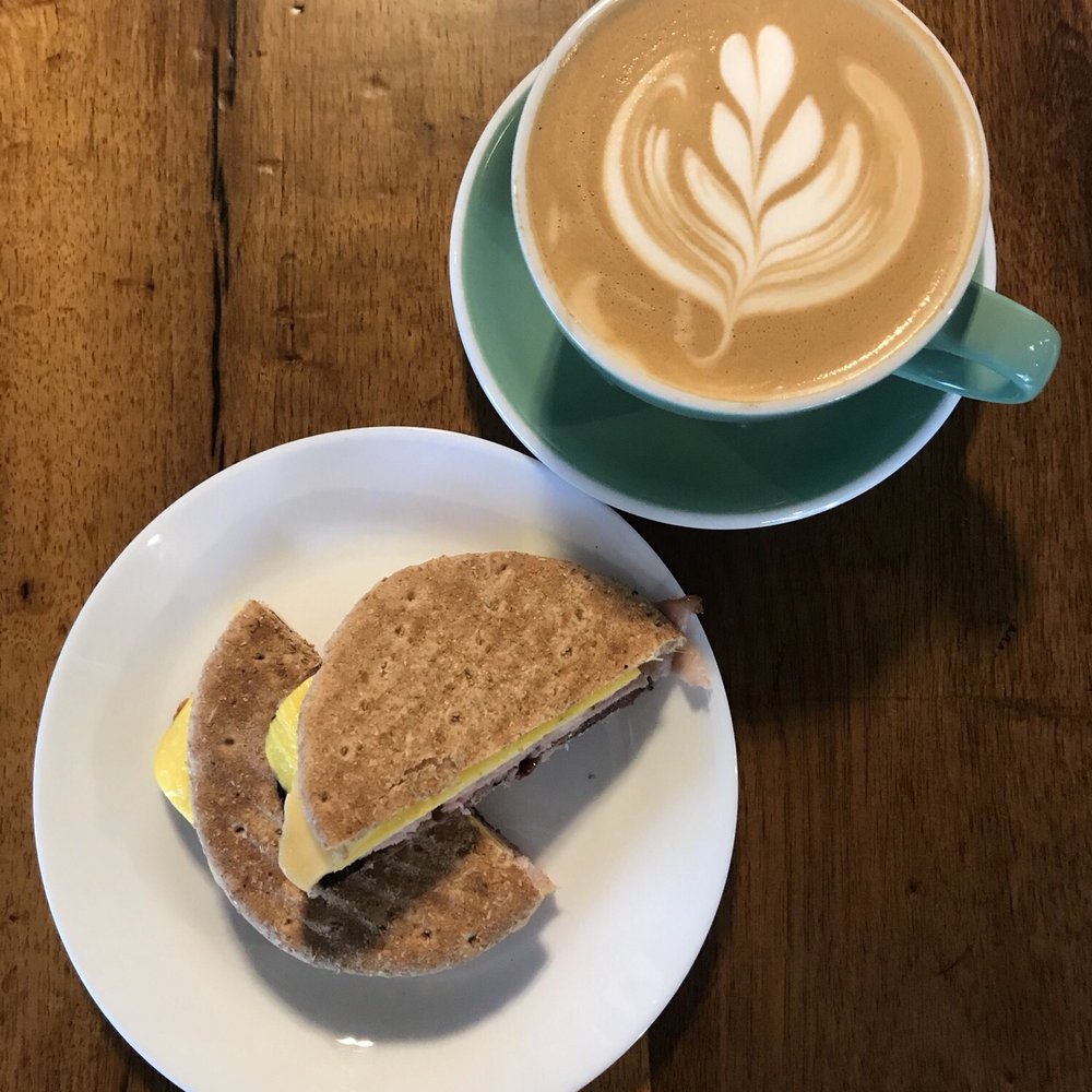 Lucabe Coffee Co. - Breakfast sandwich and roselynn latte - Coffee & Tea Near Me - Columbus, Indiana Lucabe Coffee Co. - Breakfast sandwich and roselynn latte - Coffee & Tea Near Me - Columbus, Indiana