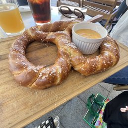 Pretzel and cheese Pretzel and cheese