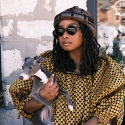 Together Again Eyewear - Co-owner of Together Again Eyewear, Maressa wearing TAVAT Apollo (photo by Monica Lee)
