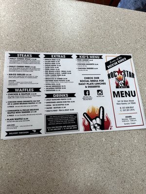 Menu photo 1 Roc Star Cafe New Iberia, LA