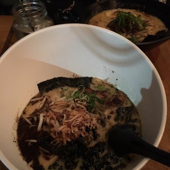 Modan Eagle Rock Ramen - I got the Black & my friend got the Modan! - Asian Fusion Near Me - Los Angeles, California Modan Eagle Rock Ramen - I got the Black & my friend got the Modan! - Asian Fusion Near Me - Los Angeles, California