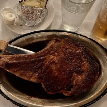 Olde Towne Steak & Seafood - King cut prime rib, baked potato and ice tea. - Seafood Near Me - Fredericksburg, Virginia Olde Towne Steak & Seafood - King cut prime rib, baked potato and ice tea. - Seafood Near Me - Fredericksburg, Virginia