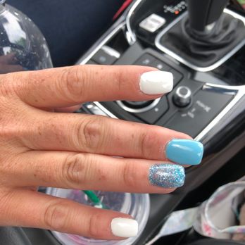 E Nails and Spa - Gross nails and they painted on the cuticle - Nail Salons Near Me - Suffolk, Virginia