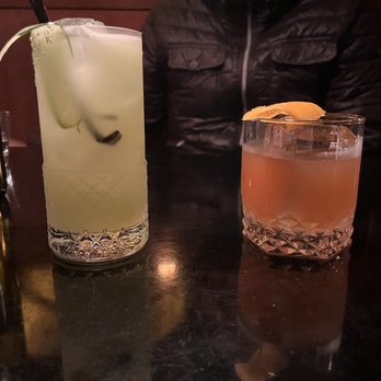 The Wolves - Ricky P-ar La Mer (Left) & Wolves Old Fashioned (Right) - Cocktail Bars Near Me - Los Angeles, California The Wolves - Ricky P-ar La Mer (Left) & Wolves Old Fashioned (Right) - Cocktail Bars Near Me - Los Angeles, California
