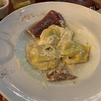 Villa Saint Jacques - Ravioli   80% finished  Forgot to take the picture before I stared - Italian Near Me - Paris, 01