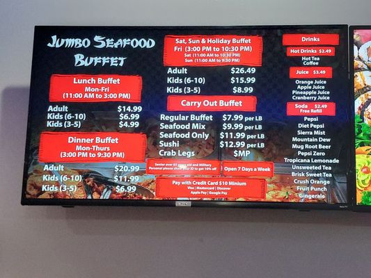 Menu photo 2 Jumbo Seafood Buffet Feasterville-Trevose, PA Menu photo 2 Jumbo Seafood Buffet Feasterville-Trevose, PA