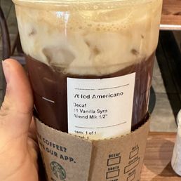 The way the coffee should look(from second location)
