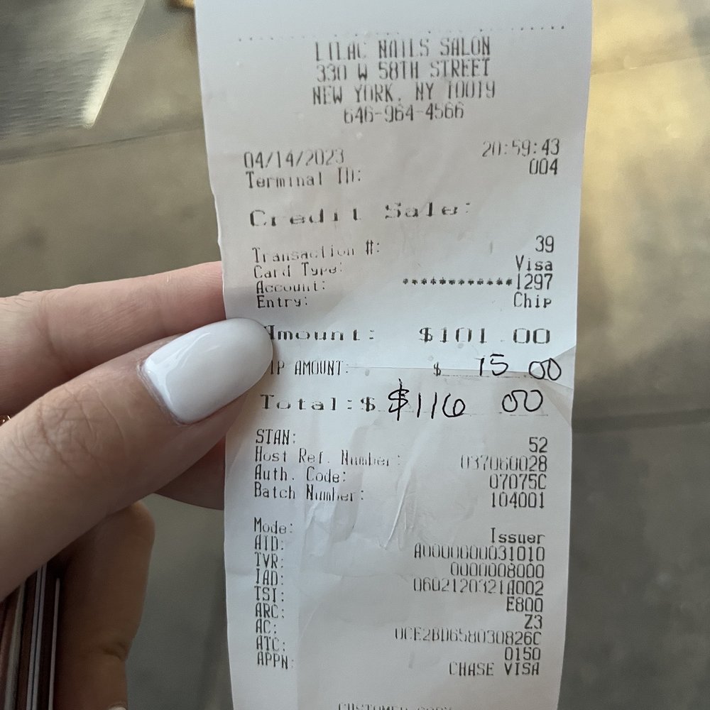Lilac Nails Salon - I paid full price and 15% tip even after they burnt me and before they were rude to me - Nail Salons Near Me - New York, New York Lilac Nails Salon - I paid full price and 15% tip even after they burnt me and before they were rude to me - Nail Salons Near Me - New York, New York