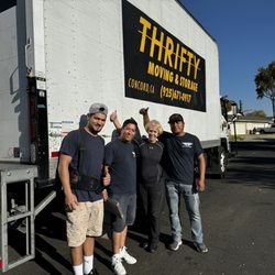 Thrifty Moving & Storage - Thrifty team and happy customer.