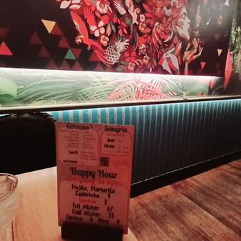 Yuca Bar - Art piece in the back wall - Latin American Near Me - New York, New York Yuca Bar - Art piece in the back wall - Latin American Near Me - New York, New York