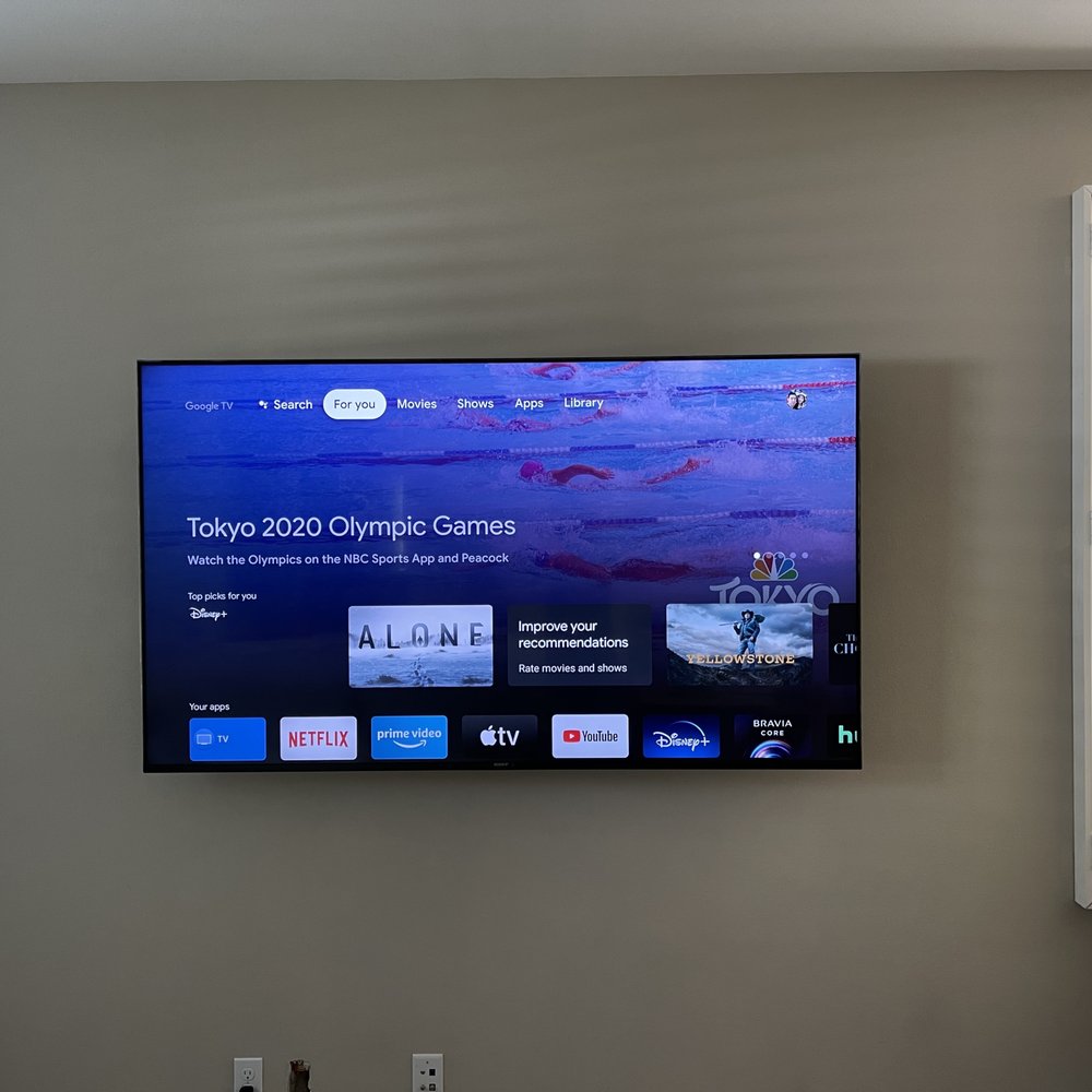 1 Stop Av - 75" TV install - TV Mounting Near Me 1 Stop Av - 75" TV install - TV Mounting Near Me