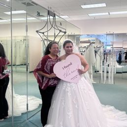 My sister loves her dress