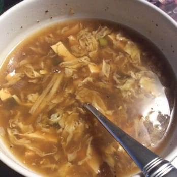 Oriental Garden - The hot and sour soup with not a single mushroom in it and no sour taste.  Did the cook even taste it? - Chinese Near Me - Campbell, California
