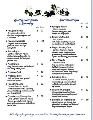 Menu photo 1 Trattoria Da Mino Venice, FL Menu photo 1 Trattoria Da Mino Venice, FL