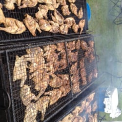 Cowboy BBQ - The chicken halves they were cooking looked so good.So many options so little time.